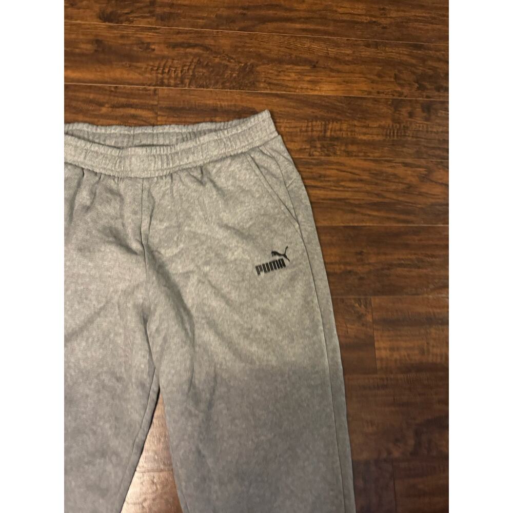 PUMA Men’s Gray Tracksuit Set 1/4 Zip Pullover Jogger Sweatpants Logo Sz:XXL - Picture 4 of 16